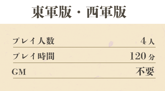 東軍版・西軍版